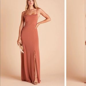 Terracotta bridesmaid dress